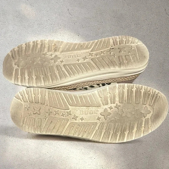 Hey Dude Lena Shoes Leopard Animal Print US 9 Slip On Casual Flats - Picture 10 of 11